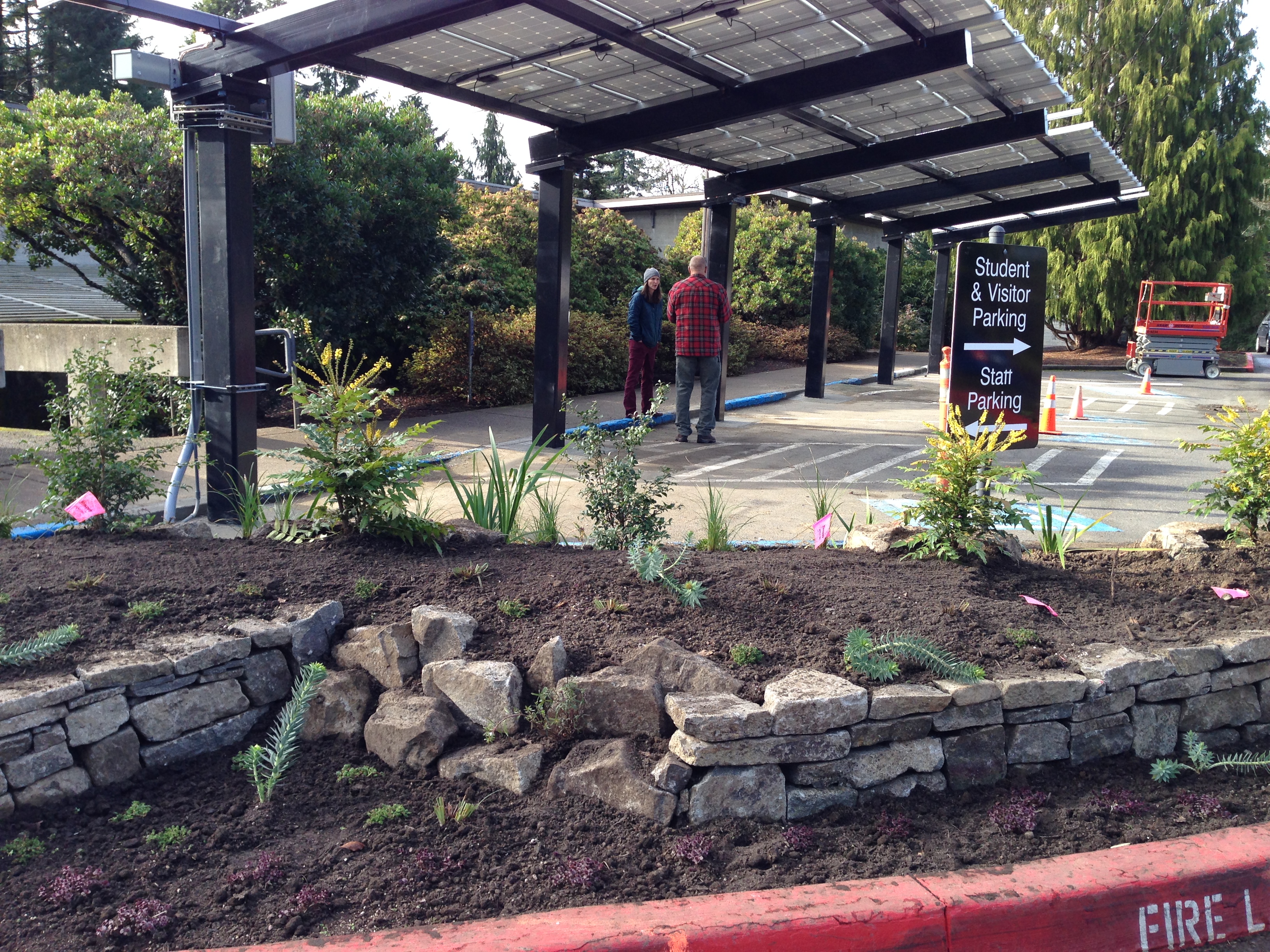 Solar Carport at Lewis and Clark